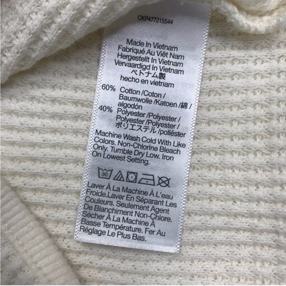 Madewell Brushed Waffle V-Neck Tee - Picture 5 of 6